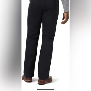 Wrangler Authentics Men's Straight Fit Twill Pants Black 29x30 NEW